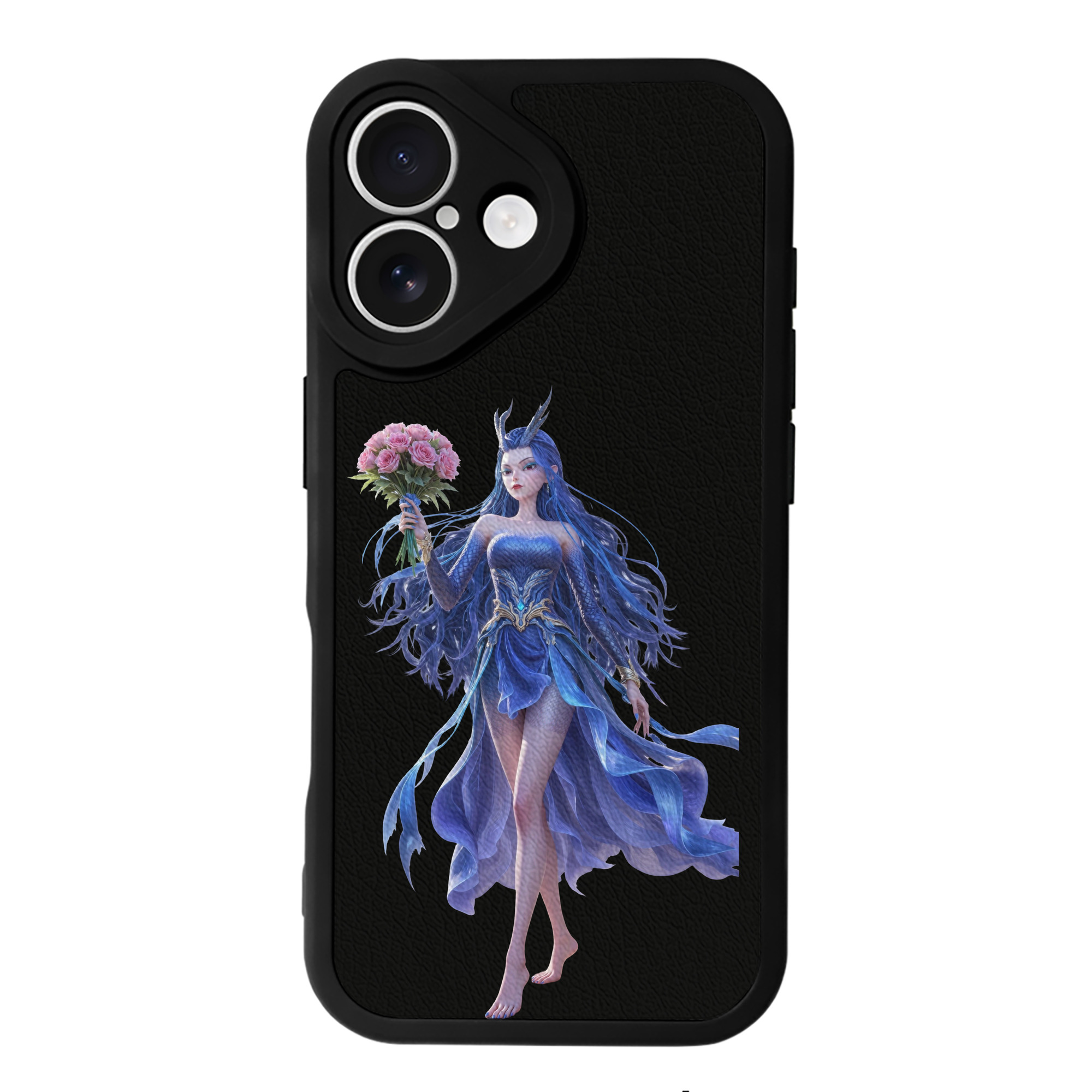 （画像用） Ne Zha 2 ナタ 魔童の大暴れ 【iPhone 16シリーズ対応】シリコンスマホケース（レザー調） 材質：シリコン